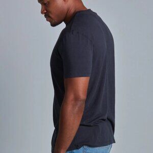 Men's Onno Short Sleeve Bamboo T-Shirt Charcoal Blue
